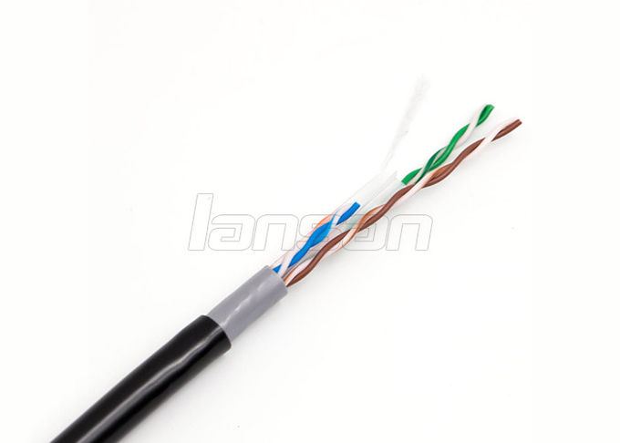 Twisted Pairs PVC 305m Cat6 Lan Cable 1000ft Data Stable Transmission For Outdoor 0