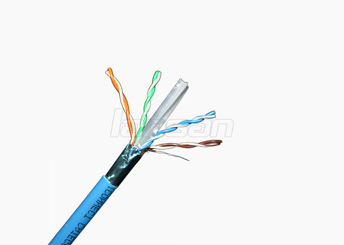 FTP UTP SFTP 4 Pairs BC CCA Network Lan Cable , Indoor Cat 6 FTP Cable 305m Pull / Box 1
