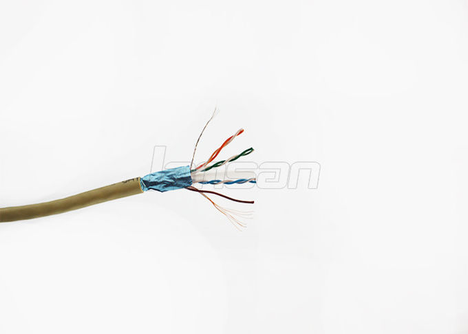 24 AWG Copper Clad Aluminum Cat6 Patch Cord , Color Customized Cat6 Ethernet Cable 1