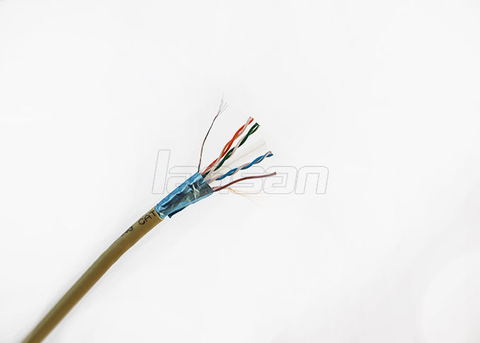 High Security Cat6 Shielded Patch Cable Iron Housing Connector For Computer Networks 0