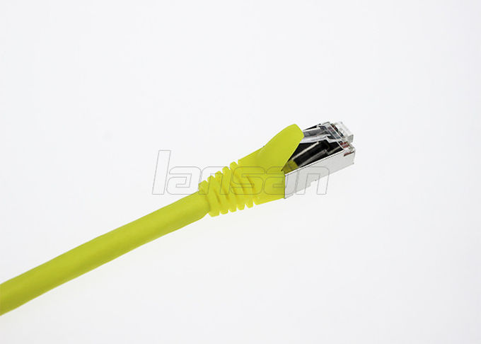 LSZH Gigabit Bare Copper Ethernet Cat 7 Cable , F / FTP Patch Cable With RJ45 Connector 0