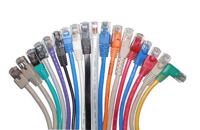 CM/CMR Gold Plated Connecter Category 6 Patch Cable HDPE Insulation With PVC Jacket 0